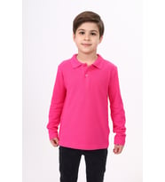 Toontoy Unisex Çocuk Nakışlı Tişört (Fuşya)