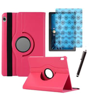 Lenovo Tab M10 TB X505F Uyumlu Kılıf Ekran Koruyucu Ve Kalem Set (Pembe)