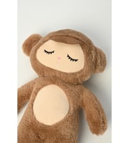 Peluş Uyuyan Bebek Serisi Uyku Arkadaşı 45 CM (Kahverengi)