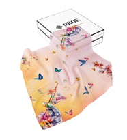 PROF Pamuk-İpek Fular 55X55 (Sarı)