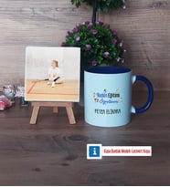Beden Eğitimi Öğretmeni Fotoğraflı Dekoratif Taş, Kupa Bardak Beyaz Hediye Öğretmenler Günü Hediyesi (Model 3)