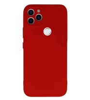 General Mobile GM 22 Plus Kılıf Kamera Korumalı Silikon Rubber Arka Kapak (Kırmızı)