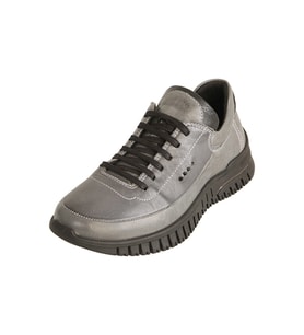 Mammamia D24ka-3095 - B Kadın Hakiki Deri Bağcıklı Casual Ayakkabı (Füme)