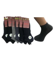 6'LI DİKİŞSİZ YAZLIK BAMBU ERKEK PATİK ÇORAP (Siyah)