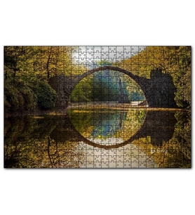 Cakapuzzle Rakotz Köprüsü Görseli  Puzzle Yapboz MDF (Ahşap) (500 Parça)