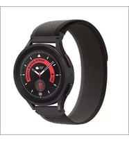 Huawei Watch GT 3 Elegant – Active 42mm Uyumlu 20mm Wander Trail Loop Kordon (Siyah)