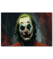 Cakapuzzle Joker Yüz Yakın Plan Çizim  Puzzle Yapboz MDF (Ahşap) (255 Parça)