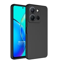 Microsonic Vivo Y36 Kılıf Groovy Soft Koyu Yeşil (Siyah)