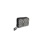 SİA ÇANTA Ollbag 2 Fermuarlı Gözlü Mini BozukPara Cüzdanı (Siyah & Beyaz)