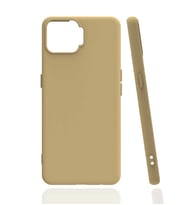 Kvy Oppo A73 Biye Silikon Kılıf (Krem)