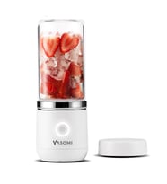 Yasomi Taşınabilir Kablosuz Şarjlı Cam Smoothie El Blenderi ( Türkiye Garantili) (Beyaz)