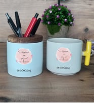 Dünyanın En Güzel Annesi Hediye Sepeti Kupa Bardak T Kulplu, Kalemlik Hediyeleri Anneye Doğum Günü Anneler Günü Hediyesi (Model 5)