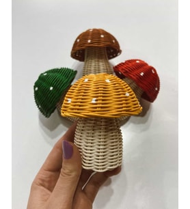 RATTAN BAMBU MANTAR (Sarı)