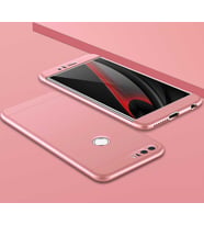 Huawei P9 Lite 2017 Kılıf Zore Ays Full Koruma Kılıf (Rose)