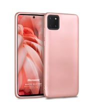 Microsonic Matte Silicone Samsung Galaxy Note 10 Lite Kılıf (Rose)