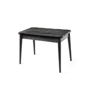 İkon Açılır MDF HighGloss Mutfak Masası 70x110 (Siyah)