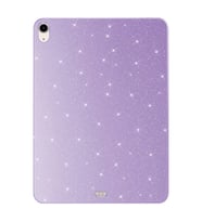 iPad 10.9 2022 (10.Nesil) Tablet Koton Işıltılı Parlak Görünümlü Kılıf (Lila)