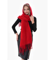 Premium Soft Buklet Atkı (Kırmızı)