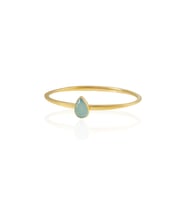 Kadir Jewellery Zirkon Taşlı Ayarlanabilir 22 Ayar Altın Kaplama Bilezik (Açık Mavi)