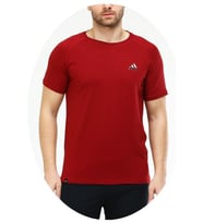 Adidas Erkek Battal Pamuk Cotton T-Shirt EF-3641 (Bordo)