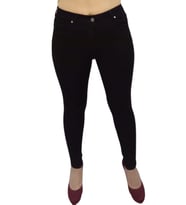 DAR PAÇA LİKRALI YÜKSEK BEL KOT PANTOLON (Füme)