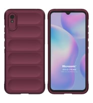 Microsonic Xiaomi Redmi 9A Kılıf Oslo Prime Yeşil (Bordo)