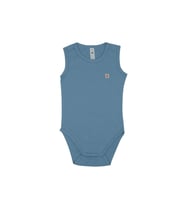Çıtçıt Detaylı Logolu Basic Kolsuz Body (Mavi)