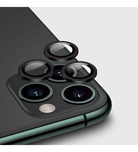 Logis Apple İphone 13 Pro Max Renkli Kamera Lens Koruma Camı 3'lü (Siyah)