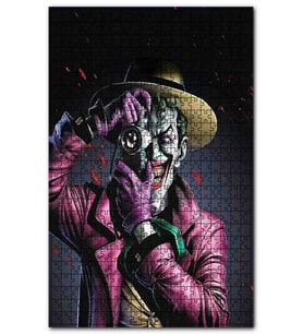 Cakapuzzle Joker Batman Öldüren Şaka Görseli Puzzle Yapboz MDF (Ahşap) (1000 Parça)