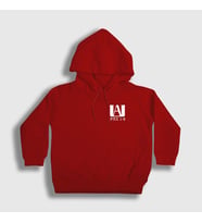Presmono Unisex Çocuk Beyaz UA Anime Boku No Hero Academia Kapüşonlu Sweatshirt 235027tt (Kırmızı)