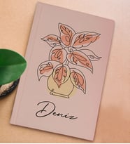 BK Gift Kişiye Özel İsimli Sert Kapaklı Pudra Pembesi Defter, Arkadaşa Hediye, Yeni İş Hediyesi, Anı Defteri, Doğum Günü Hediyesi-1 (Model 2)