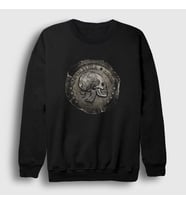 Presmono Unisex Beyaz Quadro Sepultura Sweatshirt 180462tt (Siyah)