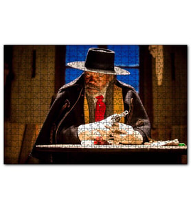 Cakapuzzle Nefret Sekizlisi Samuel L Jackson  Puzzle Yapboz MDF (Ahşap) (255 Parça)