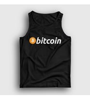 Presmono Unisex Beyaz Btc Bitcoin Atlet 263129tt (Siyah)