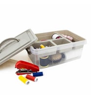 Dikiş Kutusu - Düzenleyici Kutu Organizer (Gri)