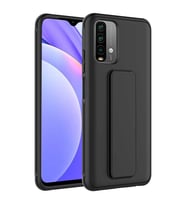 Xiaomi Poco M5S Kılıf Zore Qstand Katlanabilir Standlı Kılıf (Siyah)