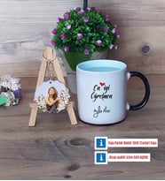 En İyi Öğretmen Kupa Bardak Beyaz ve Fotoğraflı Ahşap Anahtarlık Hediye (Model 9)