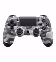 PS4 Doubleshock Kablosuz Gamepad Oyun Kol Muadil Kamuflaj (Gri)