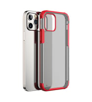 BİKAPAK ELİT MIST IPHONE 12 PRO MAX KAPAK (Kırmızı)