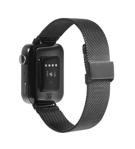 Xiaomi miui watch Akilli Saat 18mm Akilli Saat Çelik Toka Kayis Kordon (Siyah)