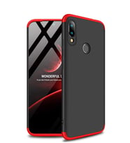 Microsonic Xiaomi Redmi Note 7 Kılıf Double Dip 360 Protective (Kırmızı)
