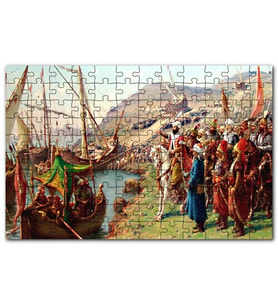 Cakapuzzle İstanbul Fatih Sultan Mehmet Gemileri Puzzle Yapboz MDF (Ahşap) (255 Parça)