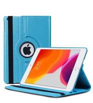 Microsonic Apple iPad 10.2'' 7. Nesil (A2197-A2200-A2198) Kılıf 360 Rotating Stand Deri (Mavi)