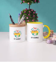 Öğretmenler Günü Hediyesi Kupa Bardak ve Kalemlik Hediye Seti (Model 4)