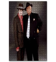 Cakapuzzle Michael Jackson le Marlon Brando Puzzle Yapboz MDF (Ahşap) (255 Parça)