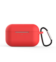 Microsonic Apple AirPods Pro Askılı Mat Silikon Kılıf (Kırmızı)