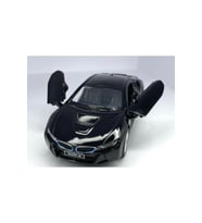 Bmw I8 Lisanslı Model Araba (ÖZEL PLAKALI) (Siyah)