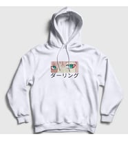 Presmono Unisex Beyaz Zero Two Anime Darling In The Franxx Kapüşonlu Sweatshirt 355159tt (Beyaz)