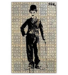 Cakapuzzle Charlie Chaplin ve Senaryolar Puzzle Yapboz MDF (Ahşap) (1000 Parça)