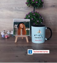 İngilizce Öğretmeni Fotoğraflı Dekoratif Taş, Kupa Bardak Beyaz Hediye Öğretmen Günü Hediyesi (Model 11)